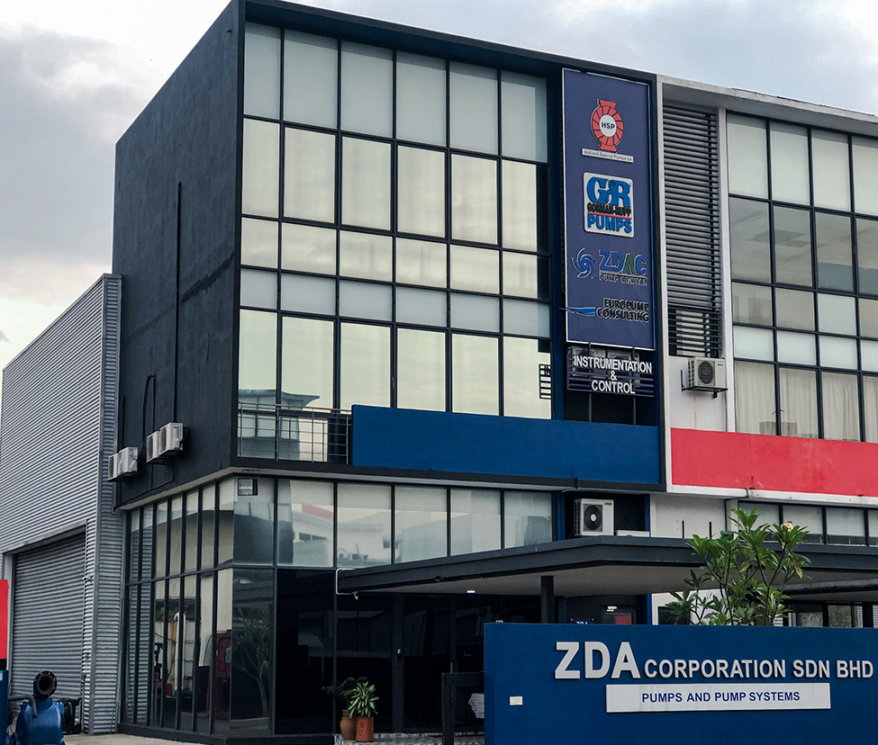 The modern interior of the ZDA Corporation office
